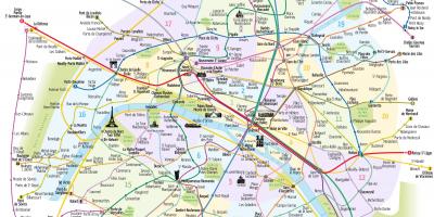 Carte de metro Paris