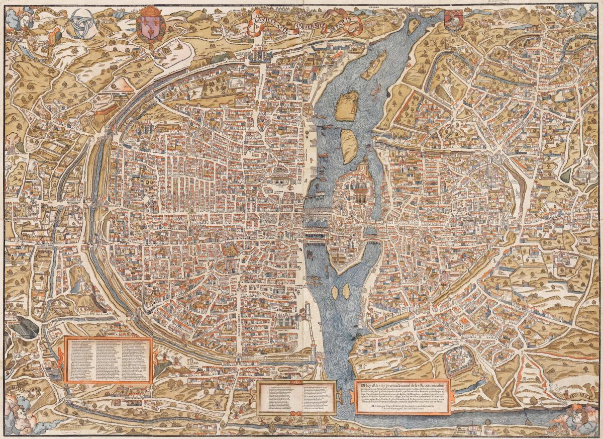 Carte Ancien Paris