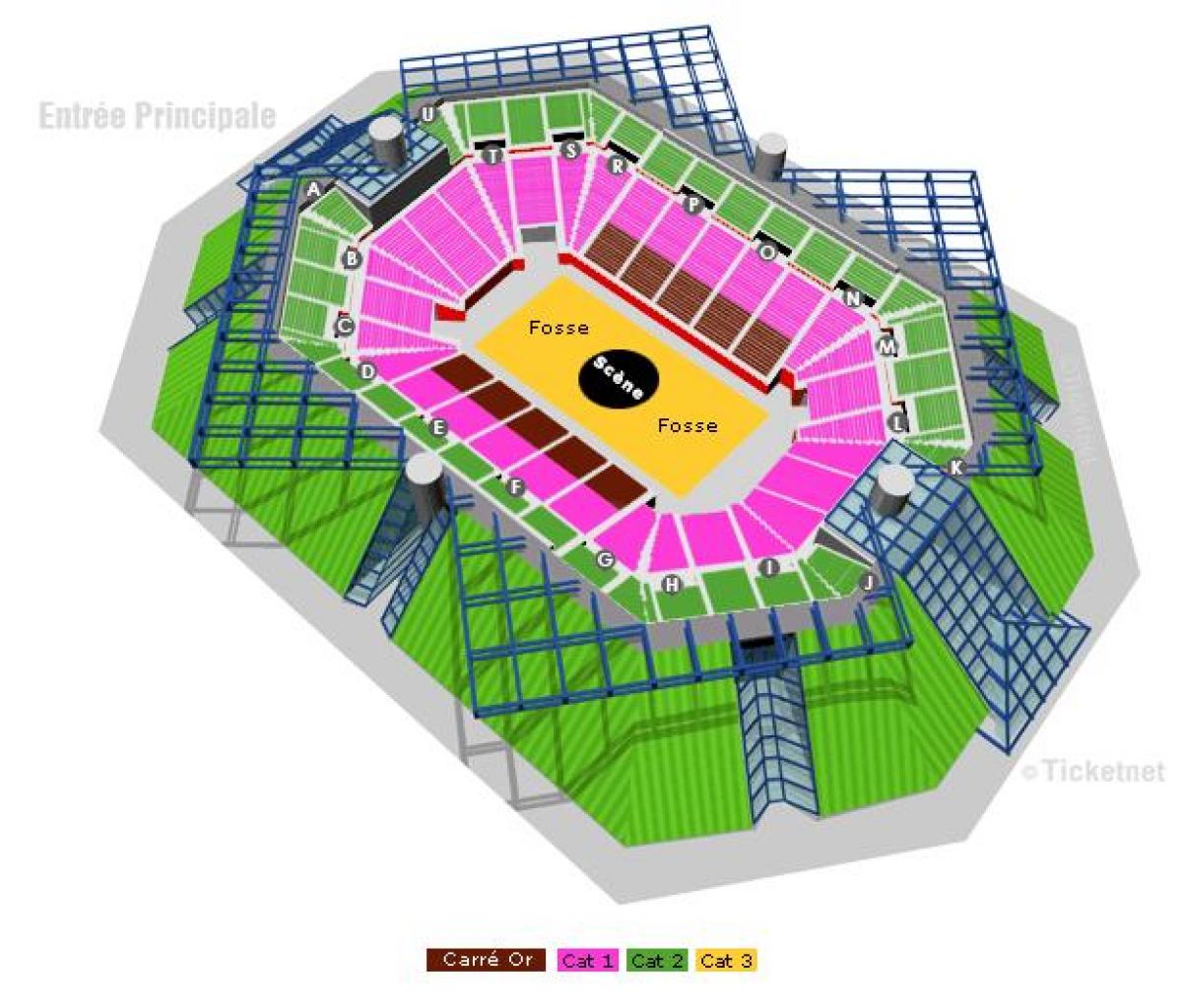 Plan Bercy Arena 
