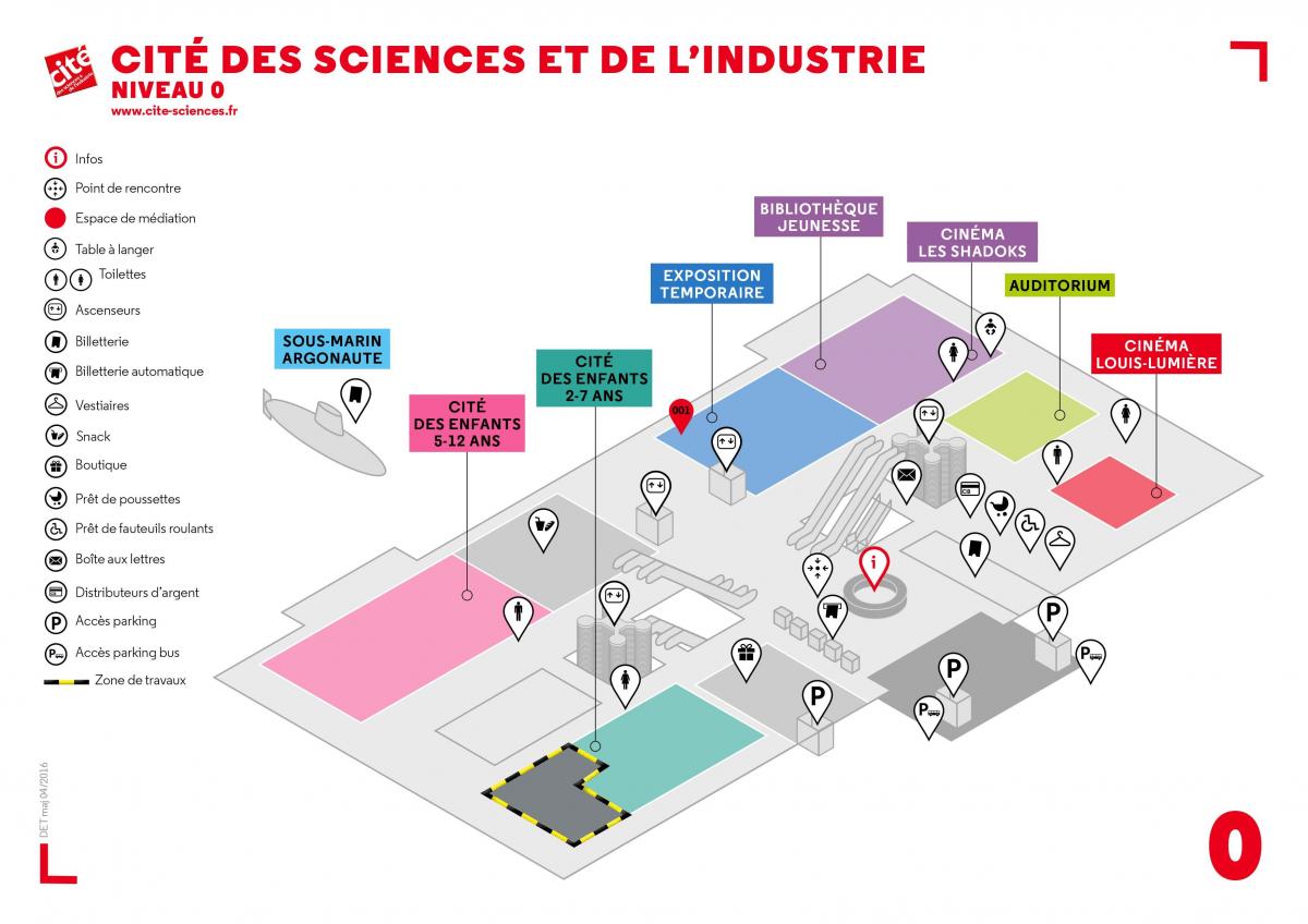 Carte Cité des sciences