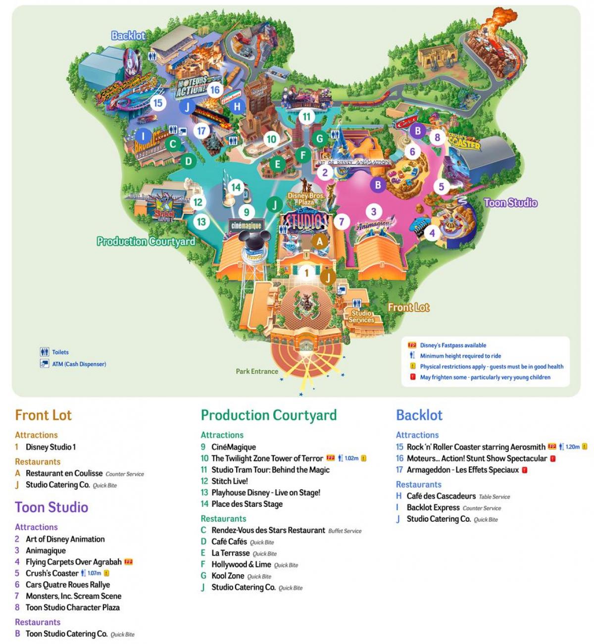 Carte Disney Studios
