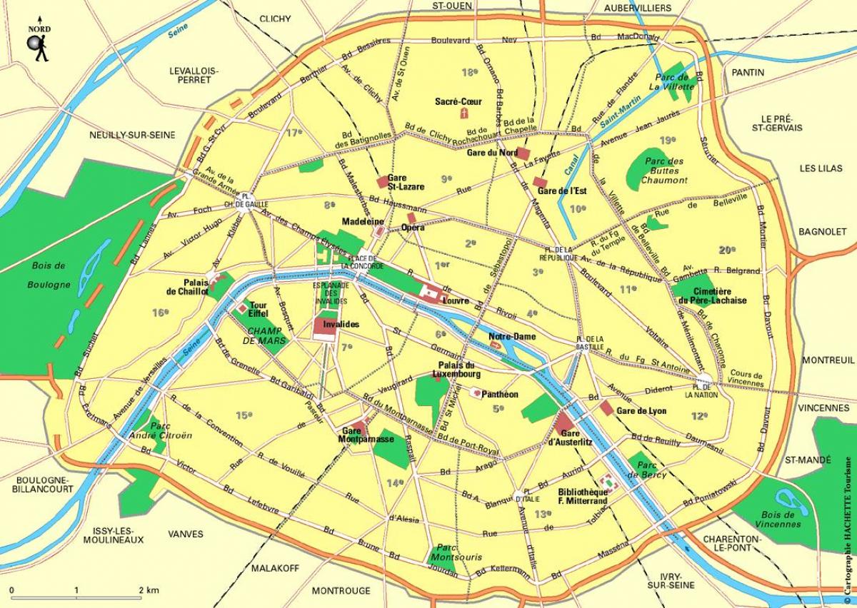 Plan Gares Paris 