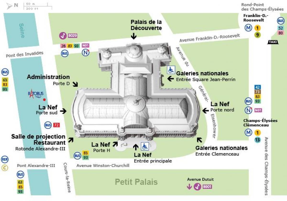 Carte Grand Palais