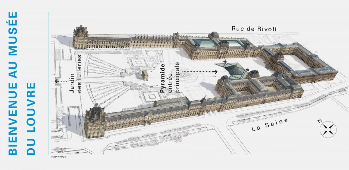 Carte musée du Louvre