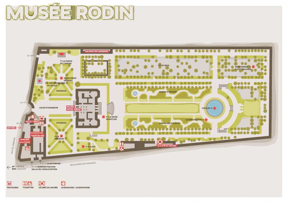 Carte musée Rodin
