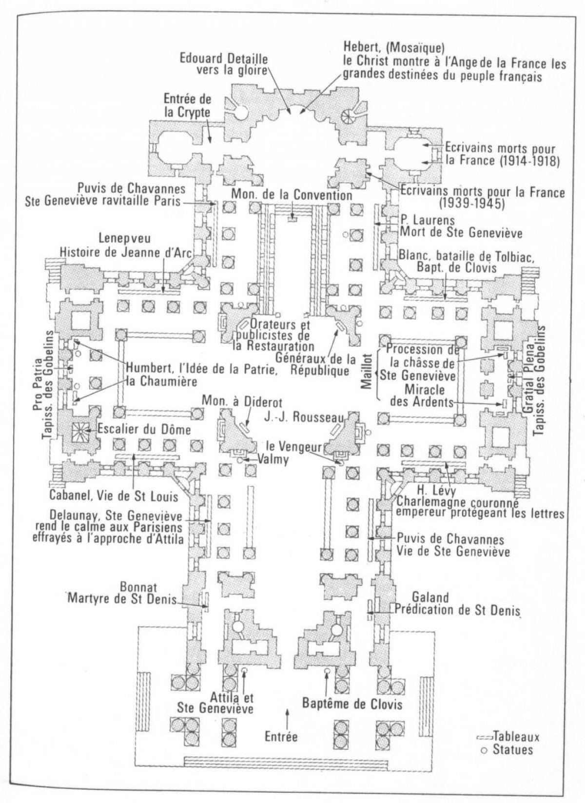 Carte Panthéon Paris