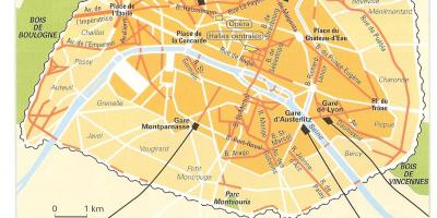 Carte de Haussmann Paris