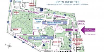 Carte de l'hopital Joffre-Dupuytren