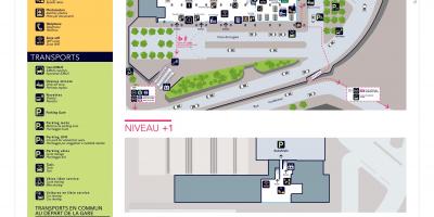 Carte de la Gare de Bercy