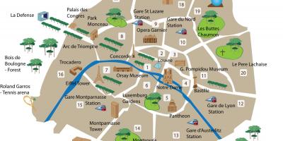 Carte des musées Paris