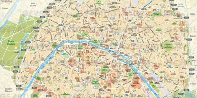 Carte des rues de Paris
