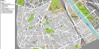 Carte du 13ème arrondissement Paris