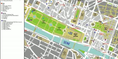 Carte du 1er arrondissement Paris