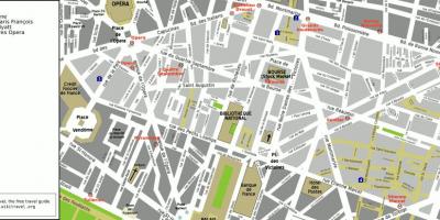 Carte du 2ème arrondissement Paris