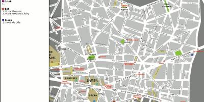 Carte du 9ème arrondissement Paris