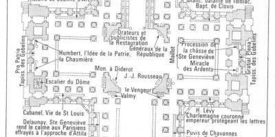 Carte du Panthéon Paris