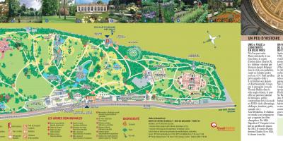 Carte du Parc de Bagatelle