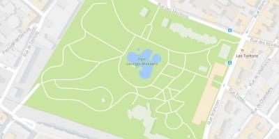 Carte du Parc Georges-Brassens
