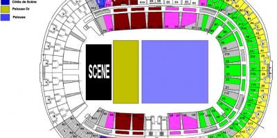 Carte du Stade de France Concert